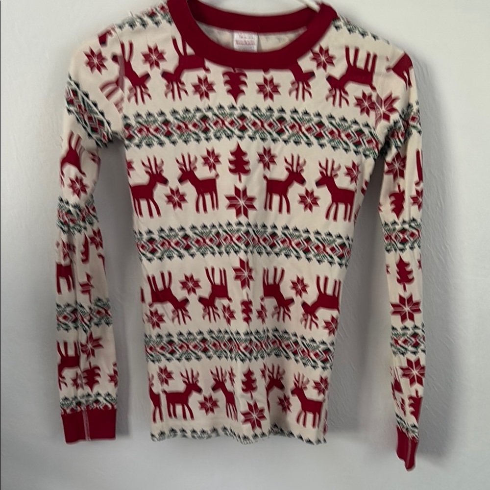 Hanna Andersson Red and White Holiday Sweater